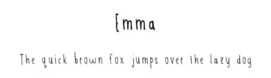 Emma by Emma Oosthuizen — Script Handwritten Font — thumbnail 1