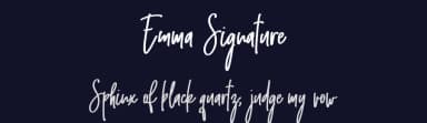 Emma Signature by Ink creative — Script Handwritten Font — thumbnail 2