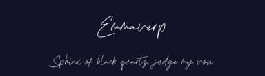 Emmaverp by Ahmad Khaidir — Script Handwritten Font — thumbnail 2