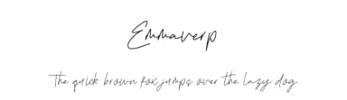 Emmaverp by Ahmad Khaidir — Script Handwritten Font — thumbnail 1