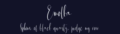 Emolka by Scratchones — Script Handwritten Font — thumbnail 2
