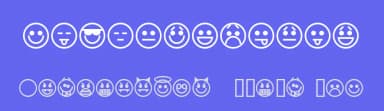 Emoticons by Purdy Design — Dingbats Font — thumbnail 3