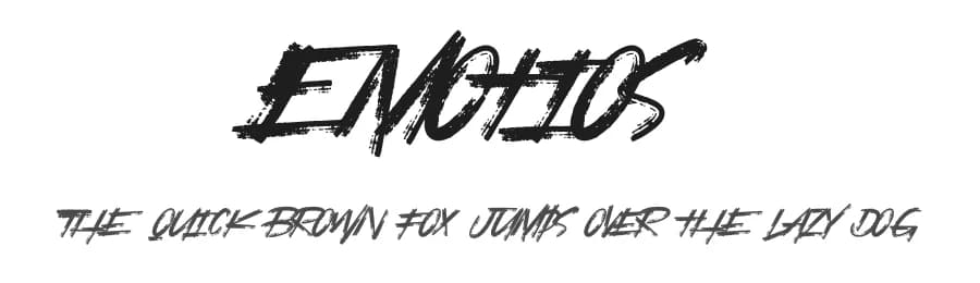 Emotios by Jadatype — Script Handwritten Font