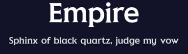 Empire by FG Studios — Serif Font — thumbnail 2