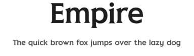 Empire by FG Studios — Serif Font — thumbnail 1