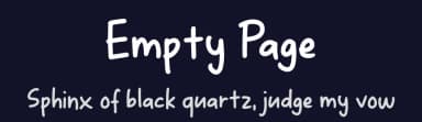Empty Page by Pizzadude — Script Handwritten Font — thumbnail 2