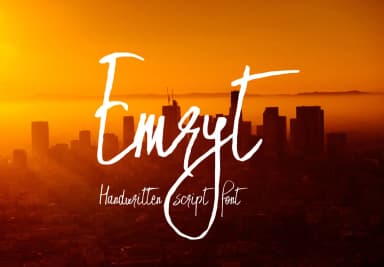 Emryt Font by Digital Typeface Studio — Script Handwritten Font — thumbnail 1
