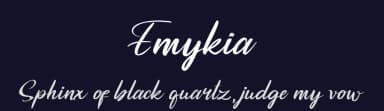 Emykia by nomlimofont — Script Handwritten Font — thumbnail 2