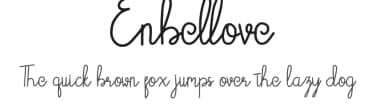 Enbellove by Ni Luh Purnamawati — Script Handwritten Font — thumbnail 1