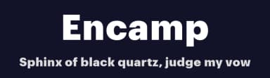 Encamp by Punchform — Sans Serif Font — thumbnail 2
