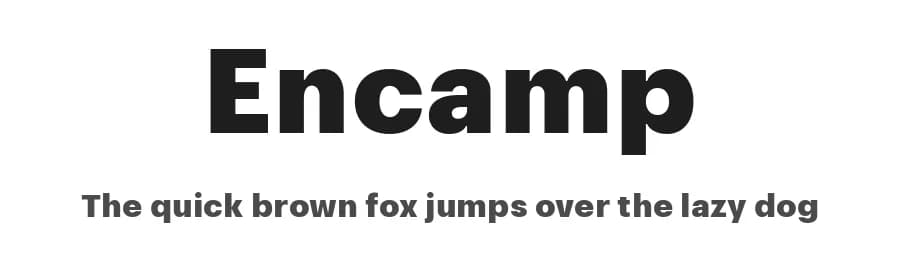 Encamp by Punchform — Sans Serif Font