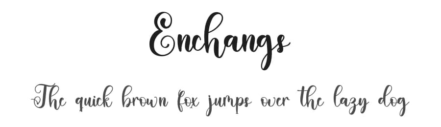 Enchangs by Inermedia Studio — Script Handwritten Font
