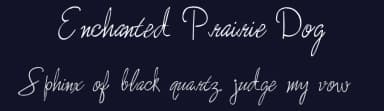 Enchanted Prairie Dog by Serendipity Fonts — Script Handwritten Font — thumbnail 2