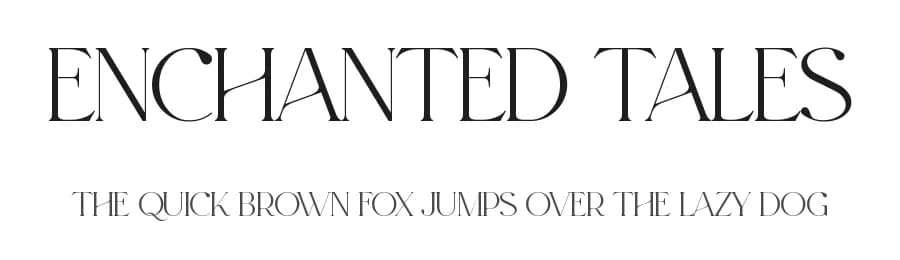 Enchanted Tales by VPcreativeshop — Serif Font