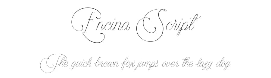 Encina Script by Måns Grebäck — Script Handwritten Font