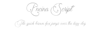 Encina Script by Måns Grebäck — Script Handwritten Font — thumbnail 1