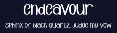 Endeavour by Qaratype2 — Script Handwritten Font — thumbnail 2