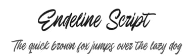 Endeline Script by Damarletter — Script Handwritten Font — thumbnail 1