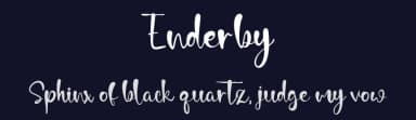 Enderby by Staircase Studio — Script Handwritten Font — thumbnail 2