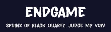 Endgame by Hanoded — Script Handwritten Font — thumbnail 2
