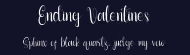 Ending Valentines by FreshtypeINK — Script Handwritten Font — thumbnail 2