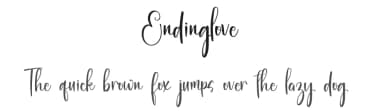 Endinglove by Inermedia Studio — Script Handwritten Font — thumbnail 1