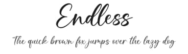 Endless by Graphix Line Studio — Script Handwritten Font — thumbnail 1
