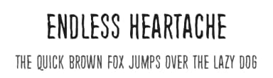 Endless heartache by Juha Korhonen — Script Handwritten Font — thumbnail 1