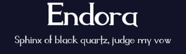 Endora by Matias Romero — Serif Font — thumbnail 2