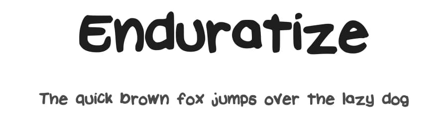 Enduratize by Hallie Narsi — Script Handwritten Font
