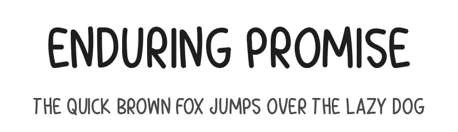 Enduring Promise by Md Shohail Bhuian — Script Handwritten Font