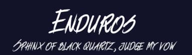 Enduros by Sukolab Std — Script Handwritten Font — thumbnail 2