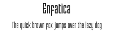 Enfatica by Néstor Delgado — Sans Serif Font — thumbnail 1