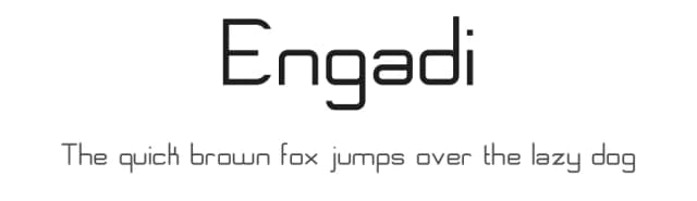 Engadi by men_bahaffey — Sans Serif Font