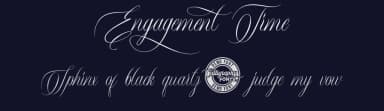Engagement Time by Calligraphy Fonts — Script Handwritten Font — thumbnail 2