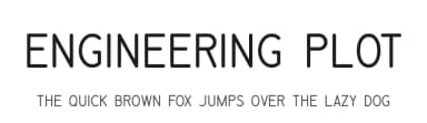 Engineering Plot by Vid the Kid — Sans Serif Font — thumbnail 1