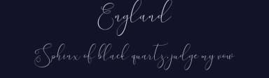 England by Mr Letters — Script Handwritten Font — thumbnail 2