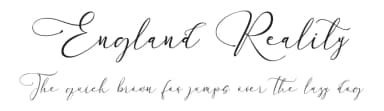 England Reality by aldedesign — Script Handwritten Font — thumbnail 1