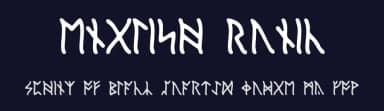 English Runic by Iiiiiiiii — Dingbats Font — thumbnail 2