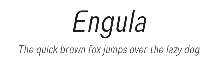 Engula by CBRTEXT Studio — Sans Serif Font