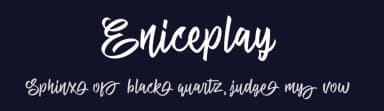 Eniceplay by Kong Font — Script Handwritten Font — thumbnail 2