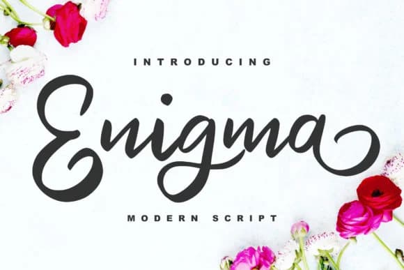 Enigma Font by Vunira — Script Handwritten Font