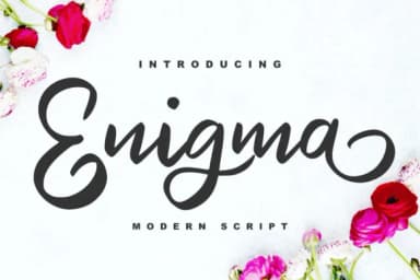 Enigma Font by Vunira — Script Handwritten Font — thumbnail 1