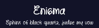Enigma by Alpaprana Studio — Script Handwritten Font — thumbnail 2