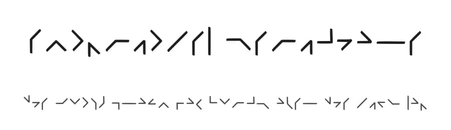 Enigmailed Semaphore by enigmailed — Dingbats Font