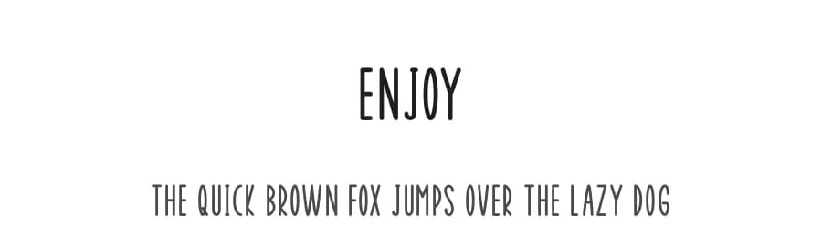 Enjoy by Fillo Graphic — Script Handwritten Font