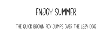 Enjoy Summer by Andi Moz — Script Handwritten Font — thumbnail 1