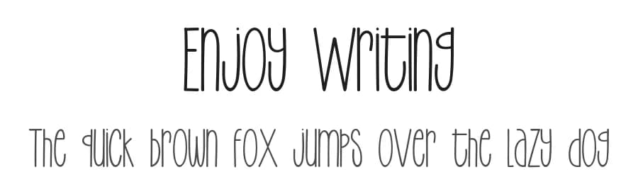 Enjoy Writing by Khurasan — Script Handwritten Font