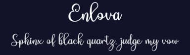 Enlova by Eknoji Studio — Script Handwritten Font — thumbnail 2
