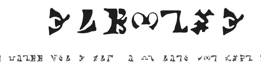 Enochian by Glumbosch — Dingbats Font
